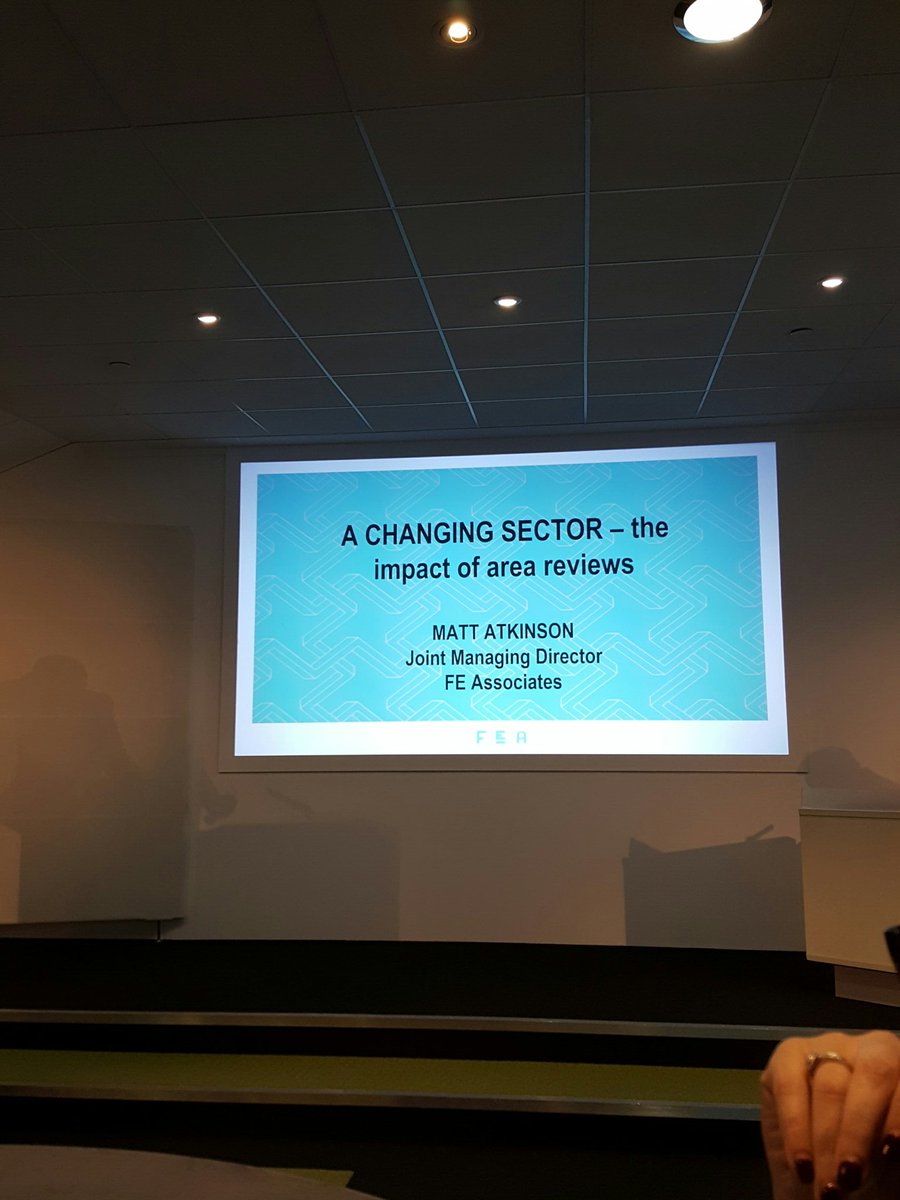 FEInsights's tweet photo. It's @MattAtkinson1! Talking about mergers and area reviews. #AoCMIS https://t.co/vyXPTdoFgl