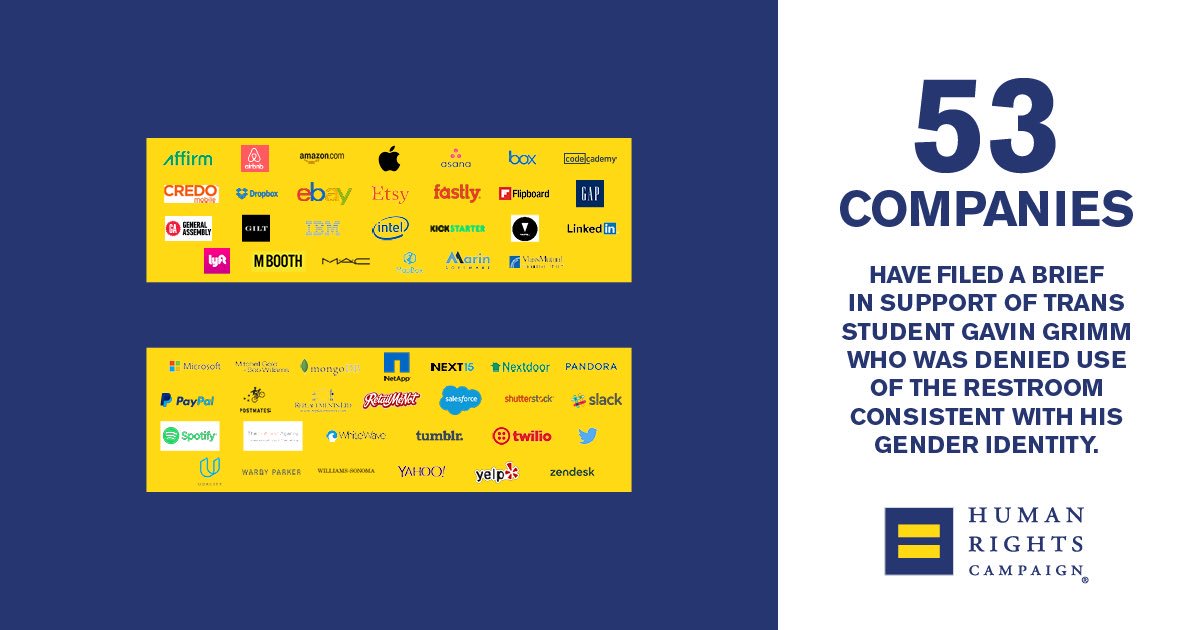 BREAKING: Companies send powerful msg to trans youth that America’s leading businesses have their backs! #ProtectTransKids #StandWithGavin