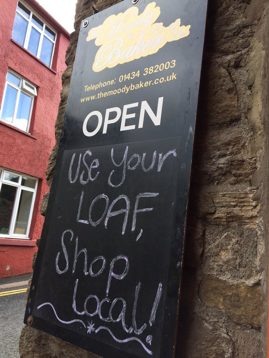 Use your loaf 🍞 - shop local! 

#ShopLocal #CumbriaHour #CumbriaIsOpen #OrganicHour #Organic #Cumbria #Alston