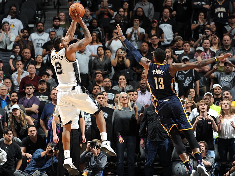 spurs's tweet photo. "It’s something you think about when you’re a kid and you’re in your front yard or at your school playing and you count down 3,2,1" - Kawhi https://t.co/5DxXaS8LKV