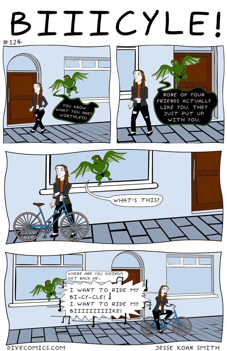 Yesterday' #comic about my #bicycle. #comedy