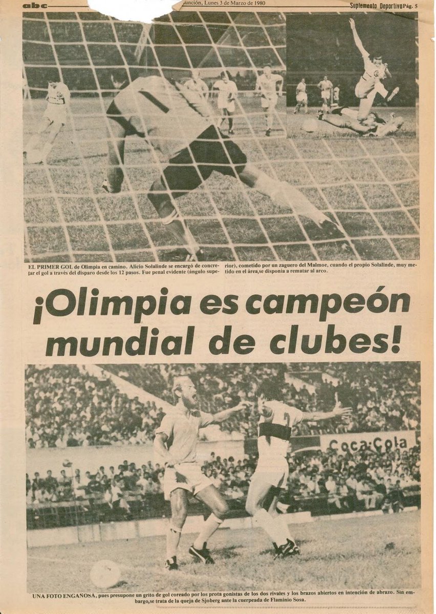 franjeado's tweet photo. 🏆🌎OLIMPIA CAMPEÓN DEL MUNDO!
A 37 años de la consagración del Franjeado en la Copa Intercontinental, luego de derrotar al Malmö https://t.co/IUzdMjJ1o9