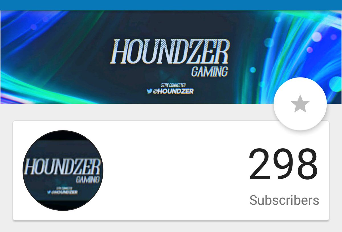 Hound2er's tweet image. So just a little under 3 weeks ago I hit 100 subs, and now I'm 298... All of you are amazing! Thank you for the support! 😁
