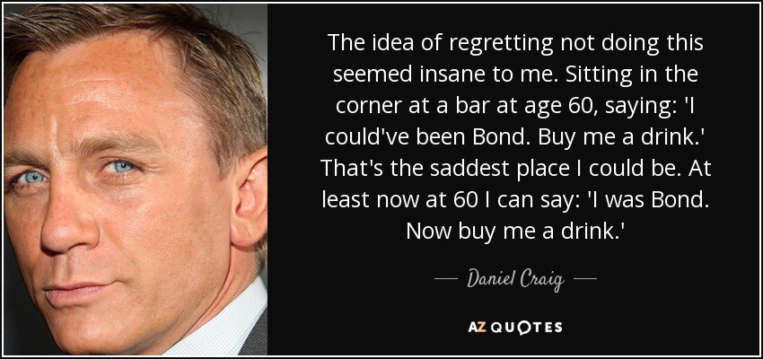 Happy birthday to Daniel Craig!  