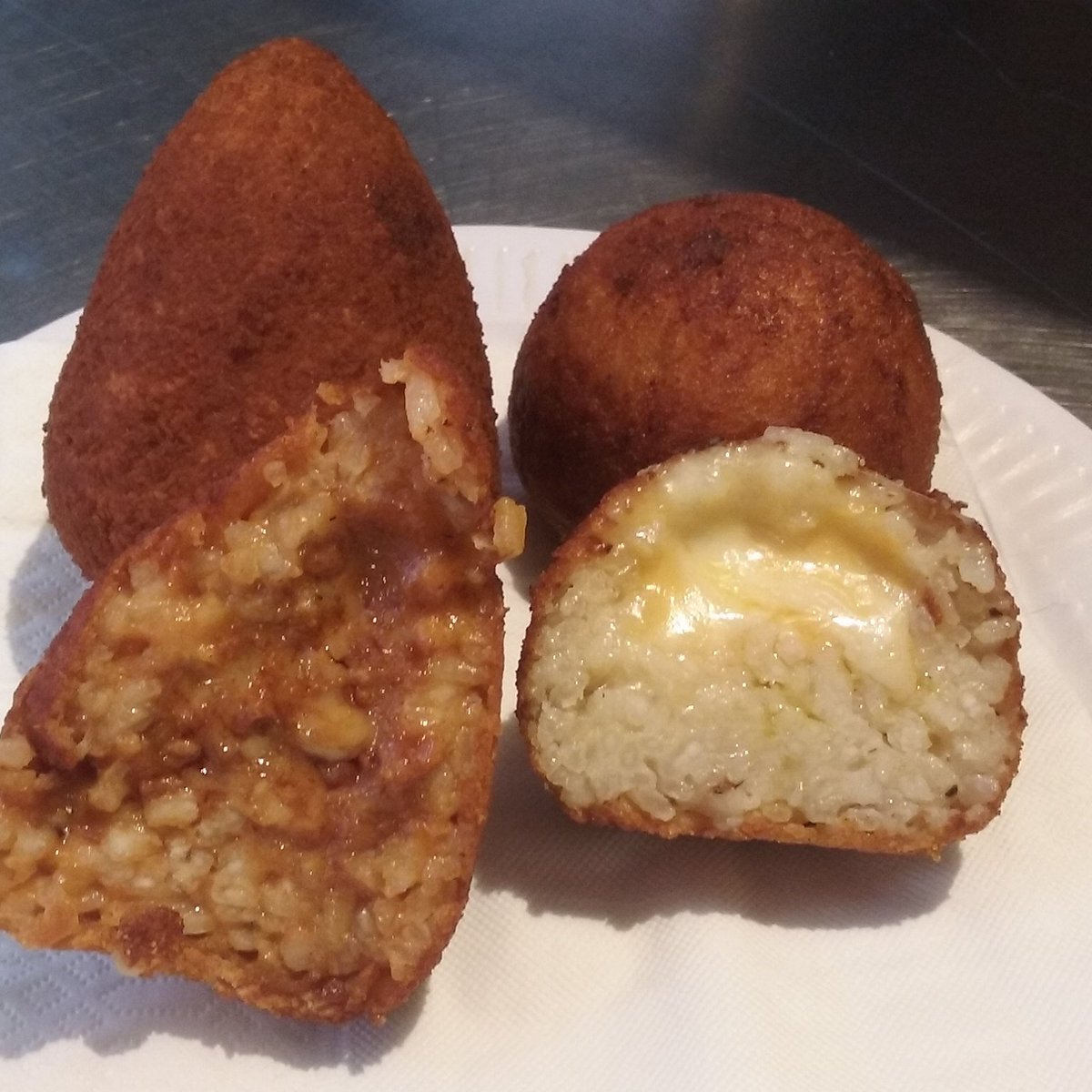 PizzoliYork's tweet photo. Want to try a real Sicilian crispy #arancino ? You can eat it at #pizzoliyork  at the @Shambles_Market  We have #ragù  and #fourcheeses https://t.co/zkdADsvLlO