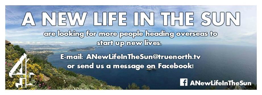 123katiemay's tweet photo. Are you interested in being involved in @Channel4 new series. Let us know now. #Spain #expatsspain #anewlifeinthesun https://t.co/cYUhPQpa4s