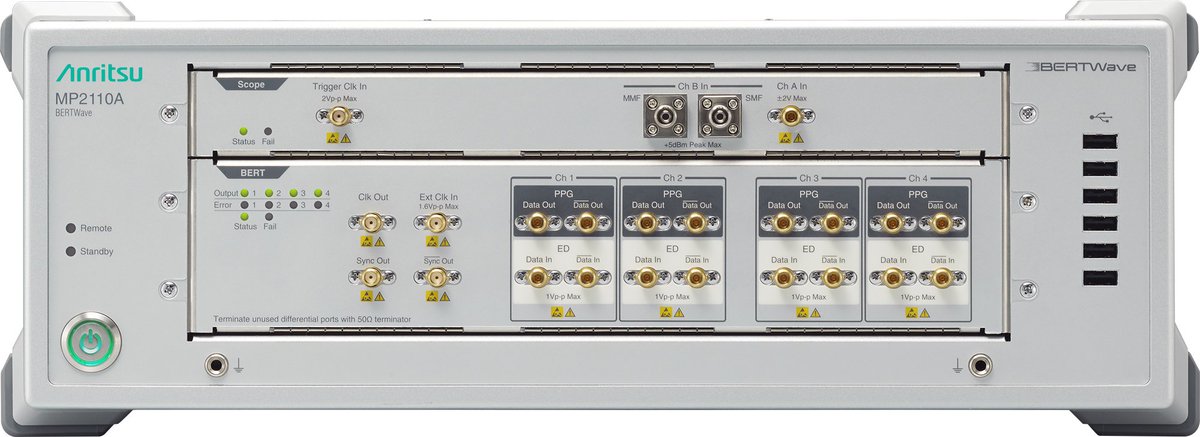 AnritsuEMEA's tweet image. @FibreSystemsMag Anritsu BERTWave MP2110A speeds up 100G optical module production lines #BitErrorRate bit.ly/2mlHtlB