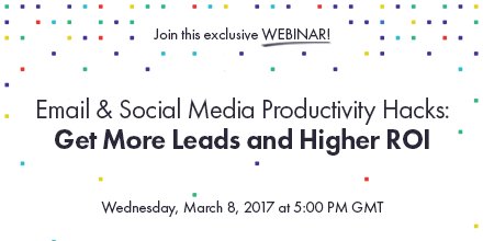 mailigen's tweet photo. Want to become more productive and increase ROI through email and social media? Join our free webinar with @Sendible https://t.co/T3YT8EvLMN https://t.co/FBtXEvm1iZ