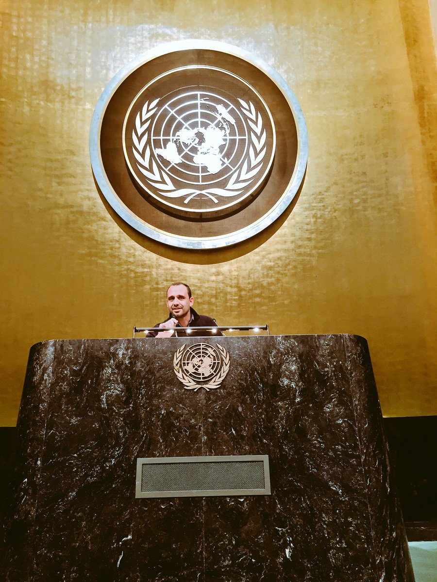 jesuseoialcala's tweet photo. If I have to pick an unforgettable moment in NYC, it is the visit to the @UN. Great staff, guide and a final complimentary surprise. https://t.co/QTTkvrCXJI