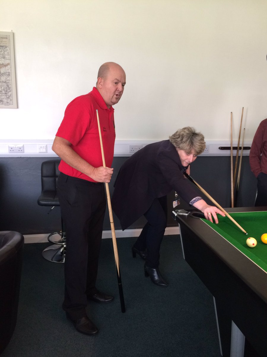 christinemcma19's tweet photo. Our @lovebrightlife Sue is challenging a European pool champ @The Den's opening #Lache #Chester #mensden @SuDownham https://t.co/r0u1k0XY6K