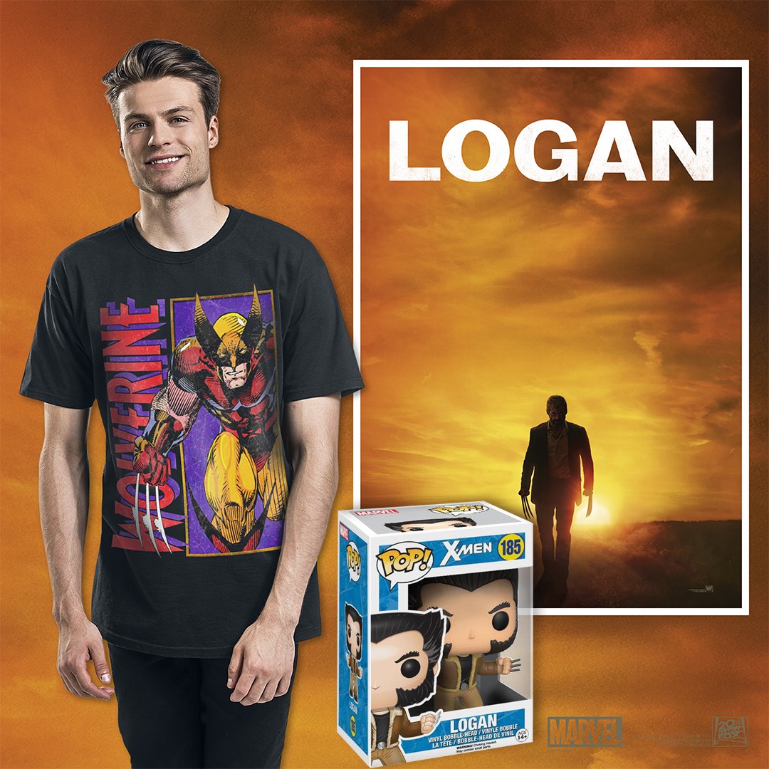 De nieuwe film #Logan draait nu in de bios. Ga jij ernaartoe? Kijk hier voor merch van #wolverine &amp; Logan > large.nl/all/?filter=ba….