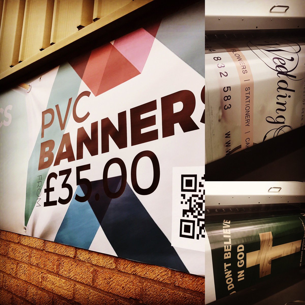 SignsFusion's tweet photo. Large format PVC #banners https://t.co/cXkIRlkgAB #print #design #herefordhour #HandmadeHour #deanwye #promo #signs #Cotswolds #Cheltenham https://t.co/E04xpuo5gj