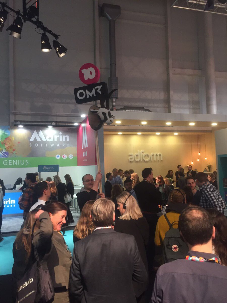 sprysys's tweet photo. Folgt dem Ruf der Antilope #OMR17 #sprysys https://t.co/0rtDE4RqBK