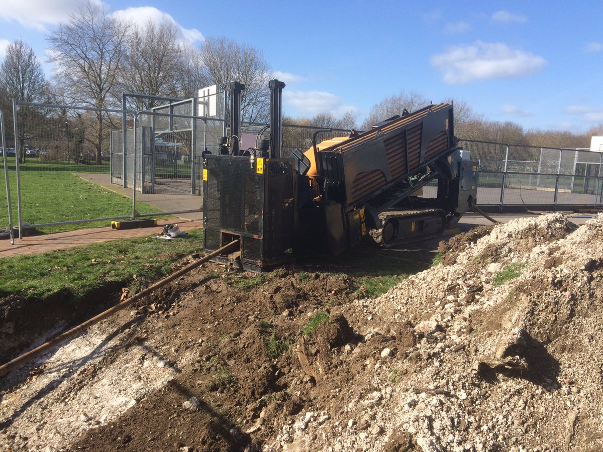 Moling for the drainage at the new #Lewes #skatepark #wheelscape #onemolediggingahole
