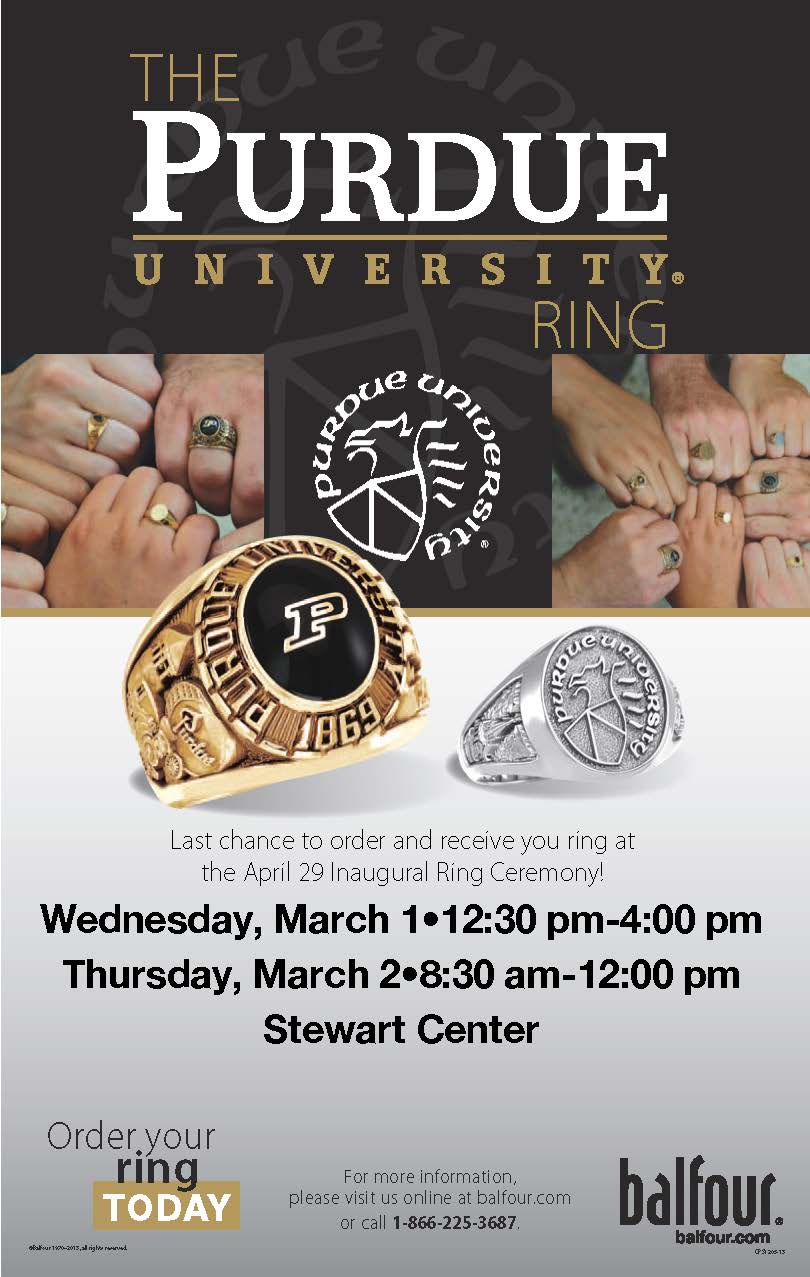 droog veiling kleding Purdue Alumni on Twitter: "It's @LifeAtPurdue class ring day today in STEW lobby until noon. Meet w/ @BalfourConnect reps, get sized & order your personal class ring! https://t.co/WGoEPkYesC" / Twitter droog veiling kleding Purdue Alumni on Twitter: "It's @LifeAtPurdue class ring day today in STEW lobby until noon. Meet w/ @BalfourConnect reps, get sized & order your personal class ring! https://t.co/WGoEPkYesC" / Twitter