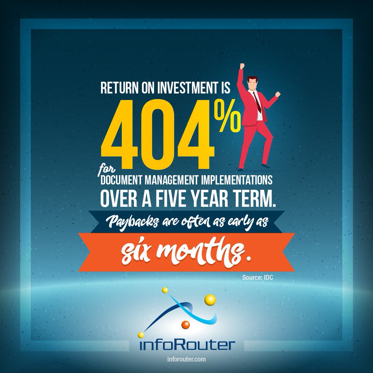 infoRouter's tweet image. Click on the link below to review the benefits of infoRouter and get access to an ROI spreadsheet.
ow.ly/j8ex309vWcI