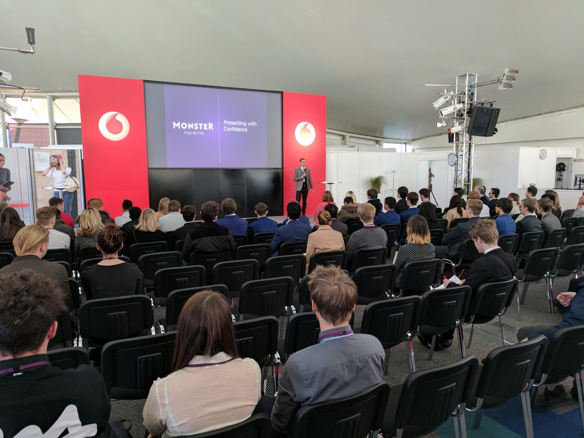 TonicTweeting's tweet photo. We're @VodafoneUKLife's #ApprenticeFest where @Monster are talking about the importance of confidence in all walks of life. https://t.co/VdQU4kfo8A