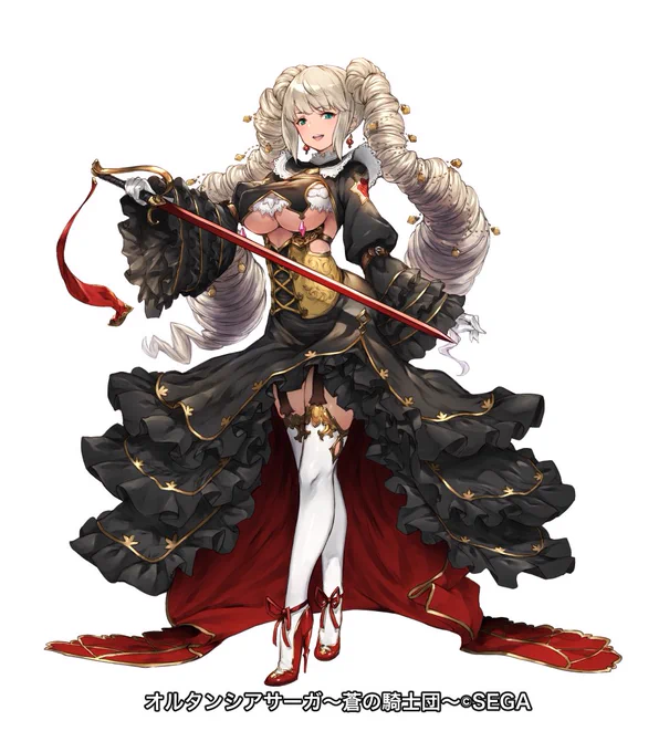 【宣伝】オルタンシア・サーガにて「大富豪槍士シャンタル」を描かせていただきました。オルサガ:https://t.co/3pewbp9NAy 