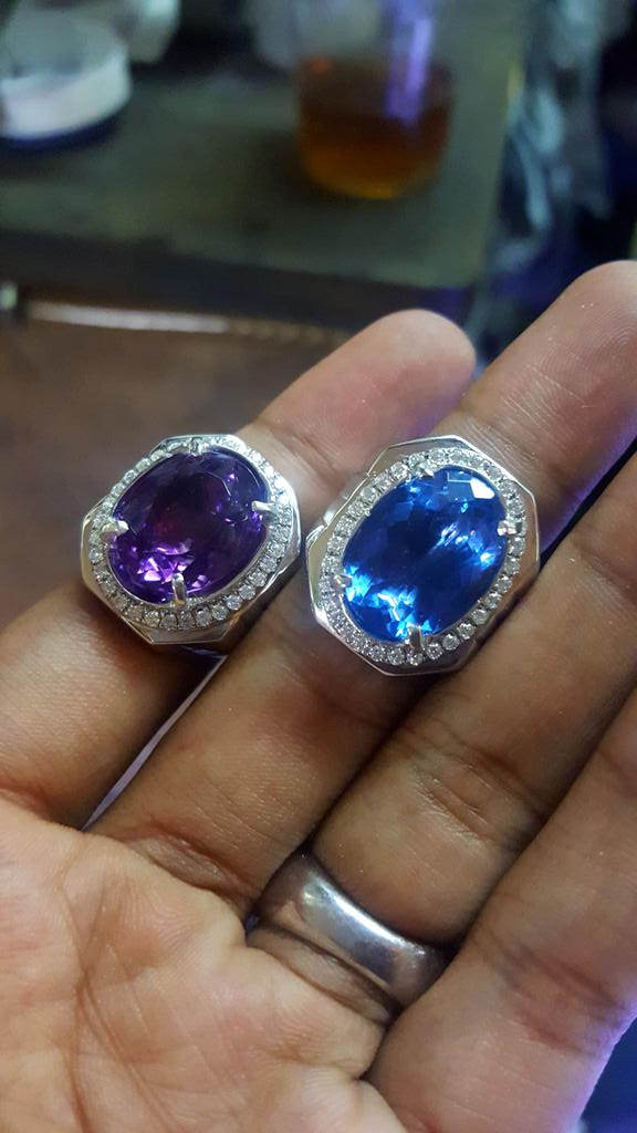 Amethyst &amp; Change Colour Fluorite

SOLD OUT