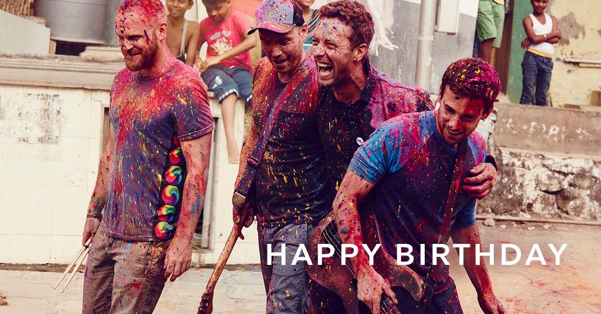 Happy birthday to the one and only, Chris Martin! 