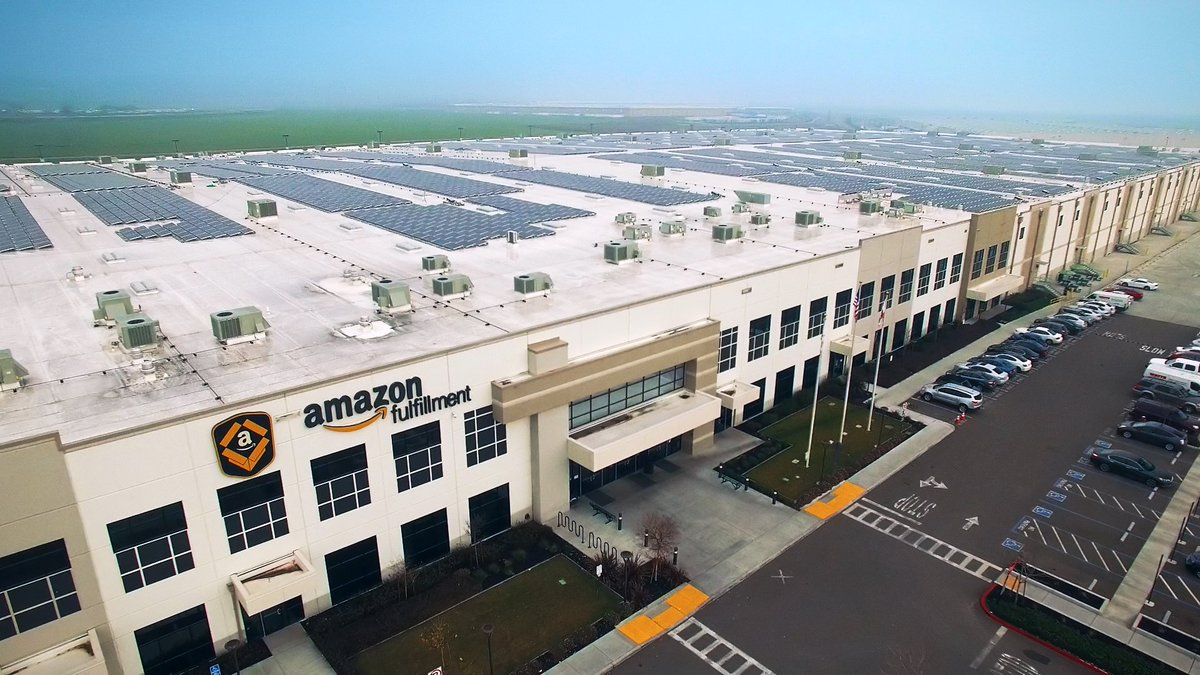 Amazon begins large-scale rooftop solar installation across its warehouses tcrn.ch/2mJmANW by <a href="/etherington/">Darrell Etherington</a>