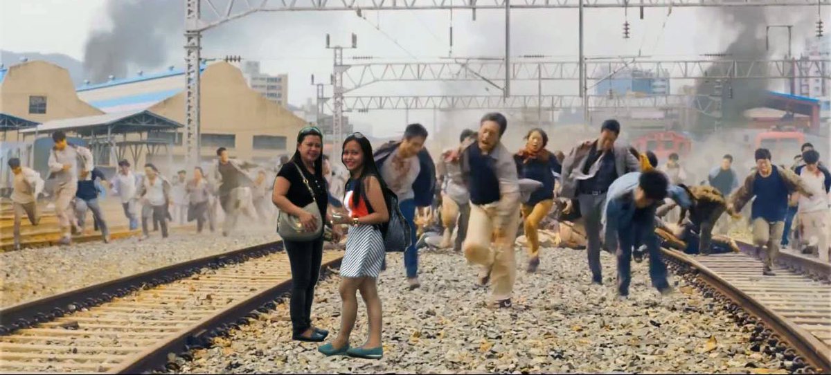 skeiricka's tweet photo. Run, Erica, RUN! ... but wait, let me capture the moment! To my family and friends, I love you guys! Bye. #MediaDoomsDay #Borgia #XUDevCom https://t.co/Nh6o5NCYMk