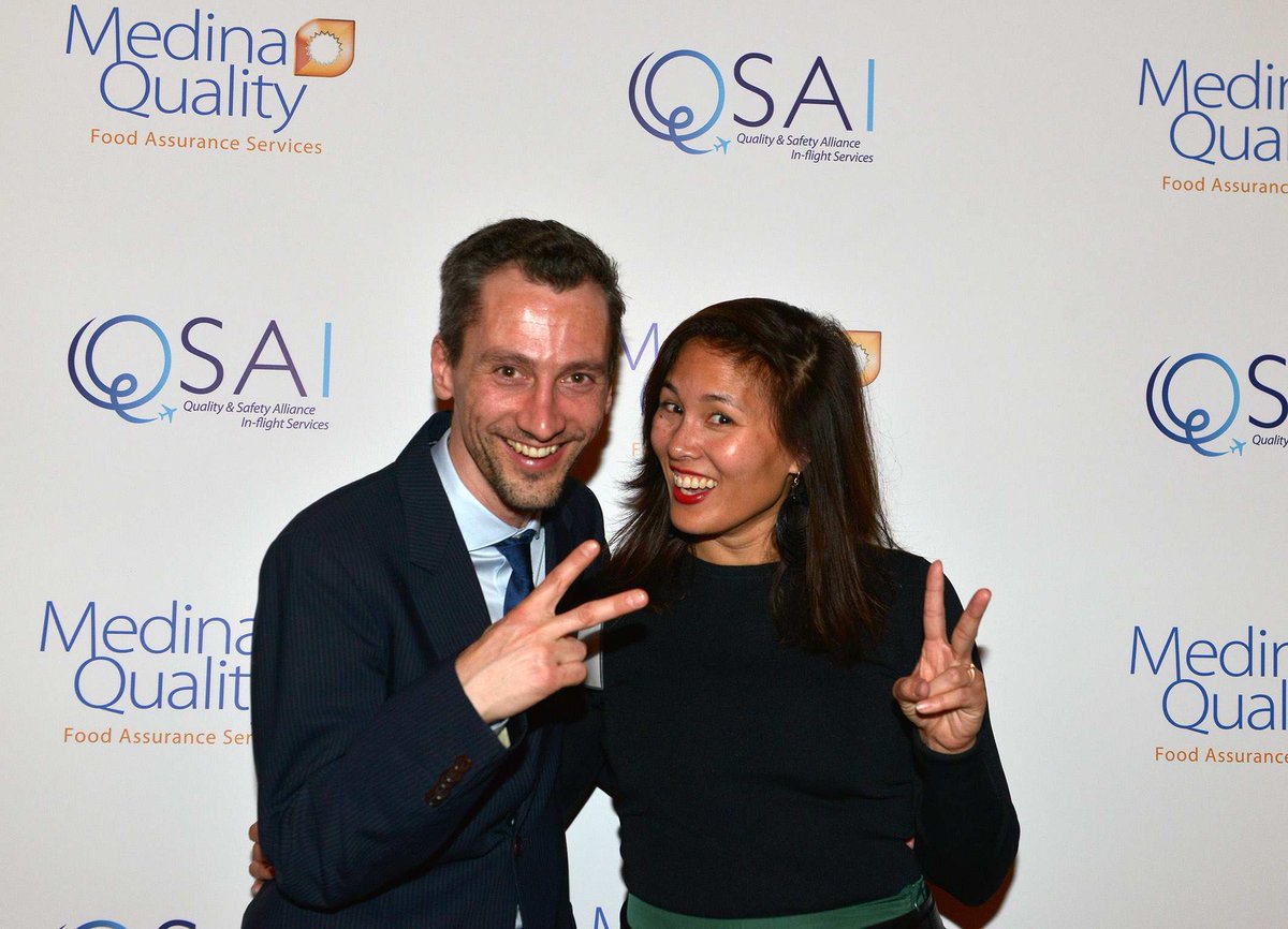 QSAIAwards's tweet photo. Strike a pose! @KLM  @AirTahitiNuiUS @lsgskychefs @newrestgroup @servair #ThrowbackThursday #QSAIawards #takemeback #VisitGreece #Athens https://t.co/yzMK67y93Z