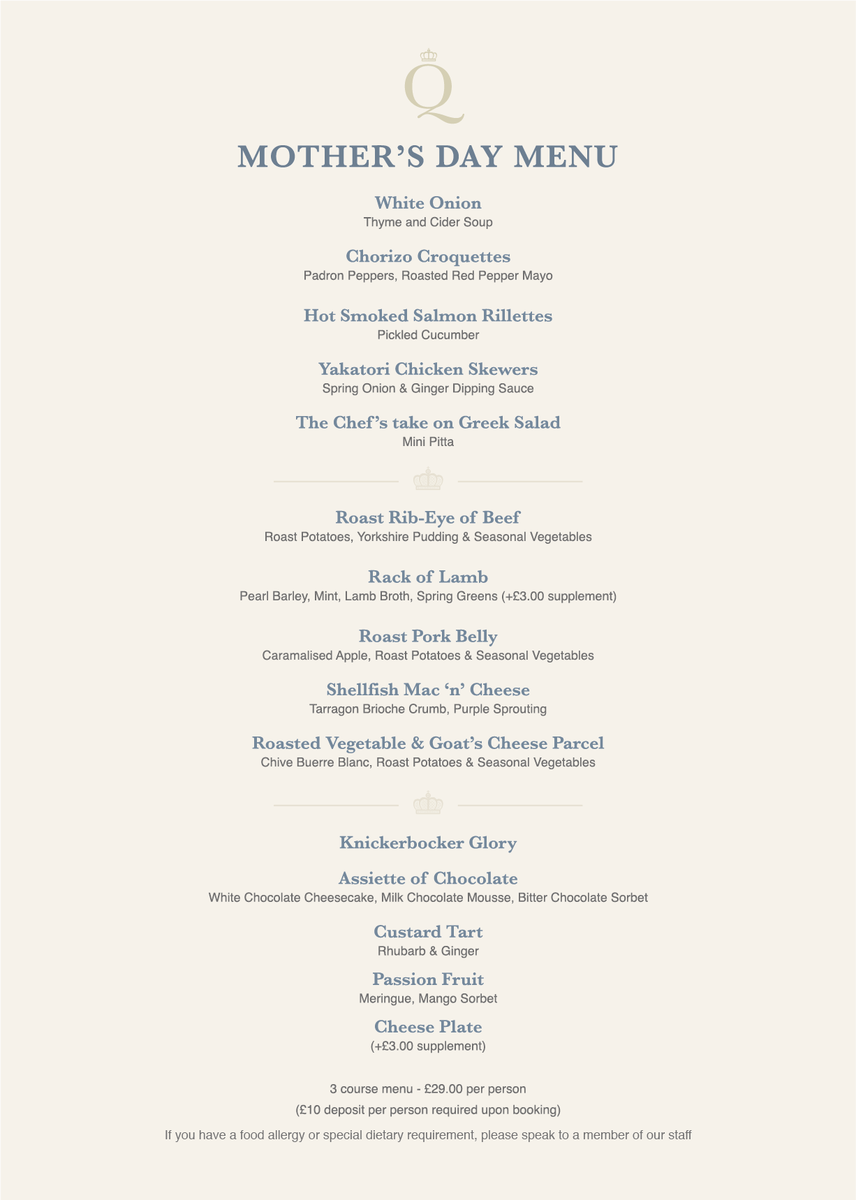 #MothersDay is just around the corner! Time to spoil your ❤️  Mum ❤️  to a 3 course lunch booking now ow.ly/LXiZ309vW1V #ukpubs