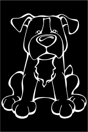 decaldogs's tweet image. Decal Dog of the Day: Staffordshire Bull Terrier, Get a Car Window Sticker. decaldogs.com #dogsoftwitter #StaffordshireBullTerrier