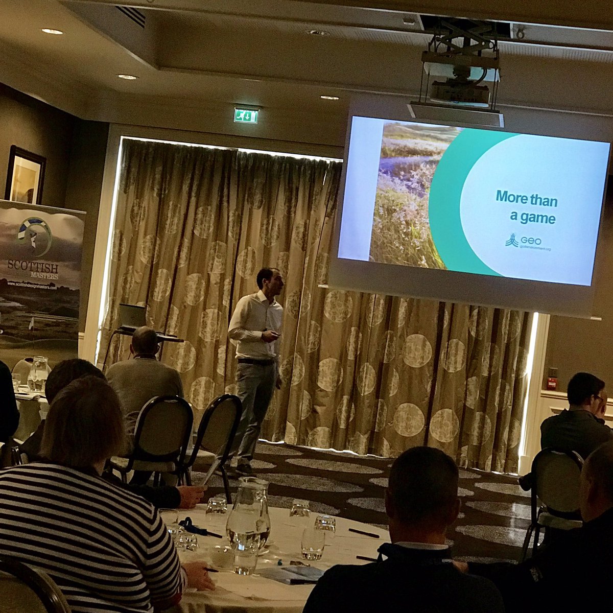 DesignMasters17's tweet photo. @golfenvironment now takes the floor with Sam Thomas #DesignMasters17 https://t.co/m7bJaCICyv