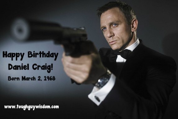 Happy 49th Birthday to Daniel Craig! 