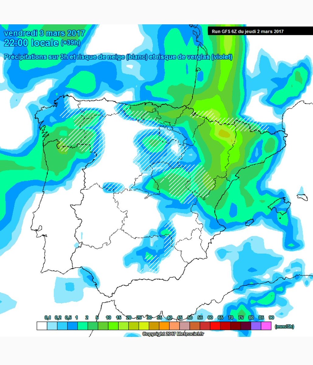 Meteoavila2's tweet photo. #Avils conforme va pasando el frente mañana ( a partir de las 15:00) la cota ira bajando y probablemente de acumule entre 2 y 5cm
Mañana https://t.co/kRW2iu9lzI