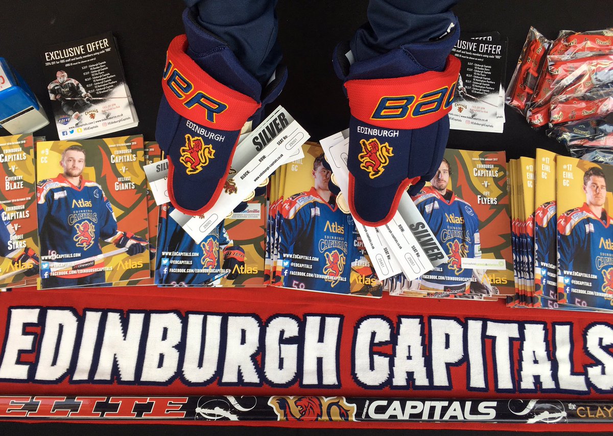 edcapitals's tweet photo. RBS staff and visitors! Come down before 14:30 and see your local ice hockey team for special offers on all home fixtures! 🥅🏒 @RBS https://t.co/ptOONMgNZH