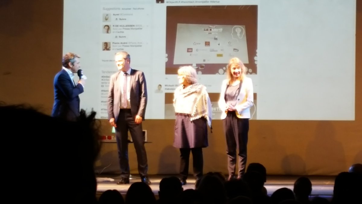 TiboWASIO's tweet photo. Soirée #LabOjectif dédiée à l'innovation et aux start-ups avec @HERVESamuel @chantal_marion @NadiaPellefigue .@ObjectifLR .@PlusshFR https://t.co/yUwa8WPHp4