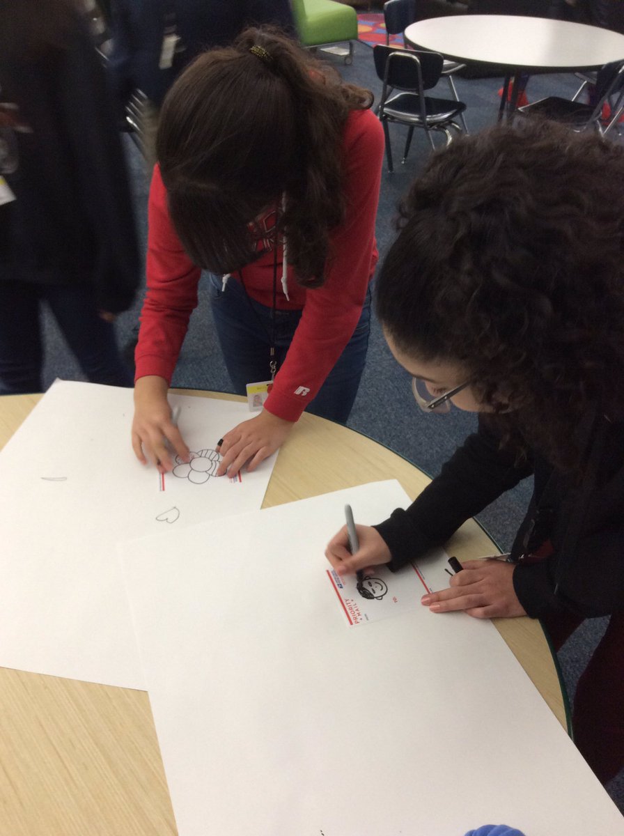 More fun with Big Art Day in the library!