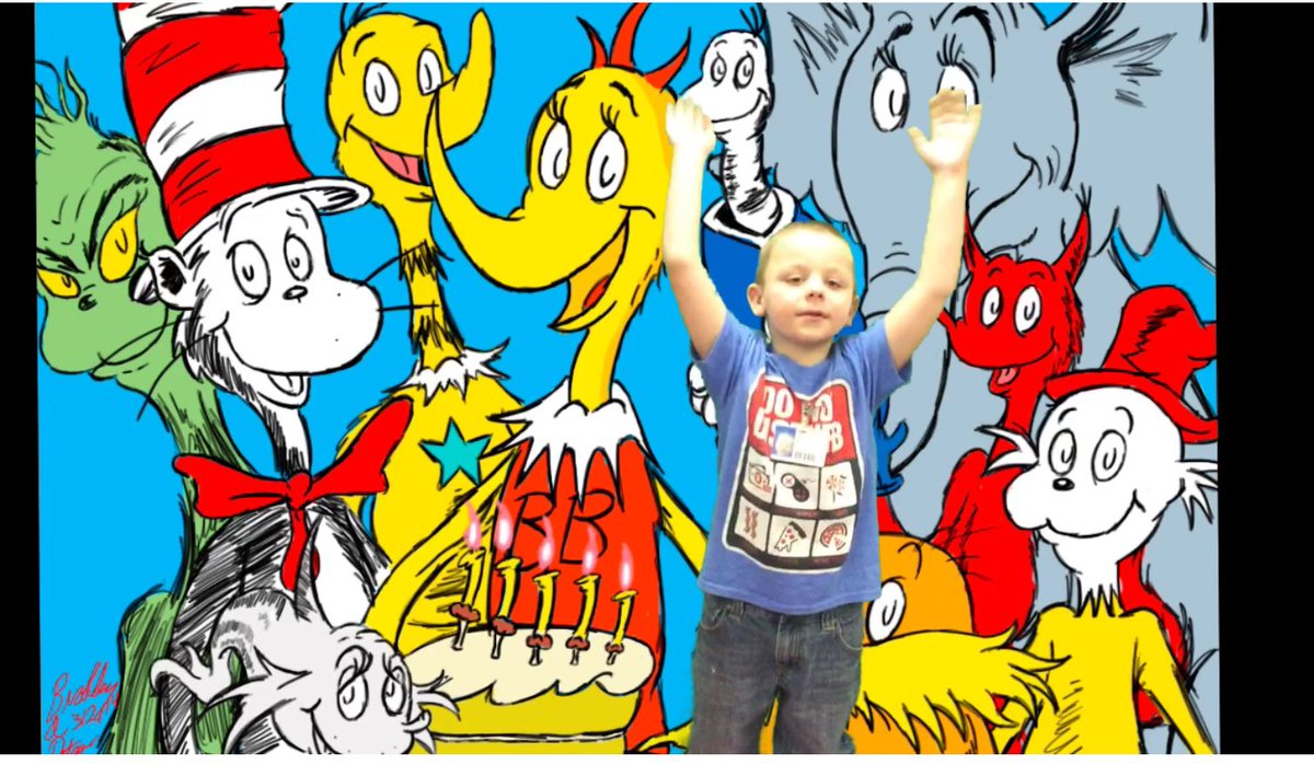 ges_MrsMoore's tweet photo. Dr. Seuss green screen presentations! @DoInkTweets #GESEdTech https://t.co/LIAJO9fIjv