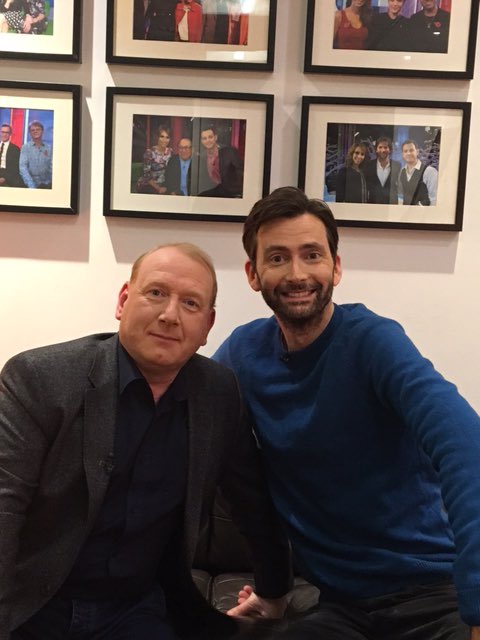 DonJuanInSoho's tweet photo. We're ready and raring for #DavidTennant &amp; #AdrianScarborough to take to the @BBCTheOneShow sofa! Tune in now! #DonJuaninSoho https://t.co/ccLRuye8SY