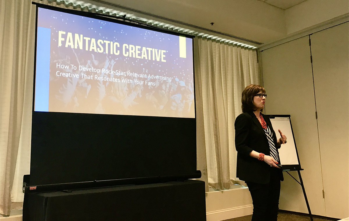 High5Conf's tweet photo. "Stop asking yourself, 'would I like this design?' instead ask, 'would the audience like this?'" @MeredithCSP #FanFactor #High5Conf https://t.co/VsEeLUSdWn