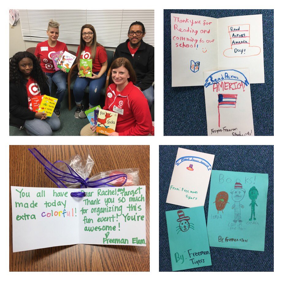 What a great day at Freeman Elementary reading to different classrooms for #ReadAcrossAmerica! ❤📚#BestInCommunity📗 #T1032 
#T0255📘 #T0875📙