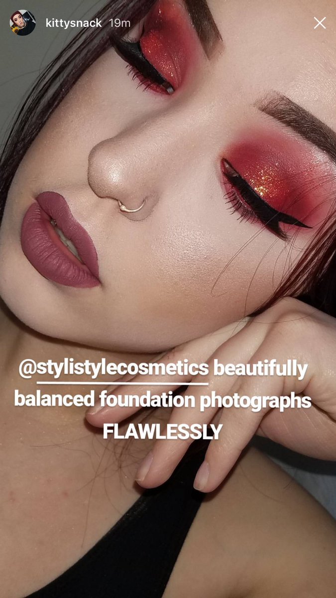 Who needs Snapchat filters when you have Beautifully Balanced foundation? 😻 @kittyysnack bit.ly/beautifullybal…
