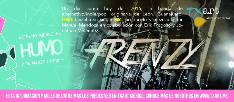 Visita: txart.me <a href="/FrenzyMusic/">Frenzy</a> #FelizJueves #AdivinenQuien