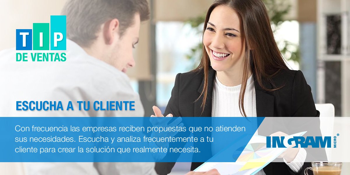 IngramMicroEC's tweet image. Entender las necesidades. 
Buscar las soluciones adecuadas.
Escuchar atentamente.
#IngramTips