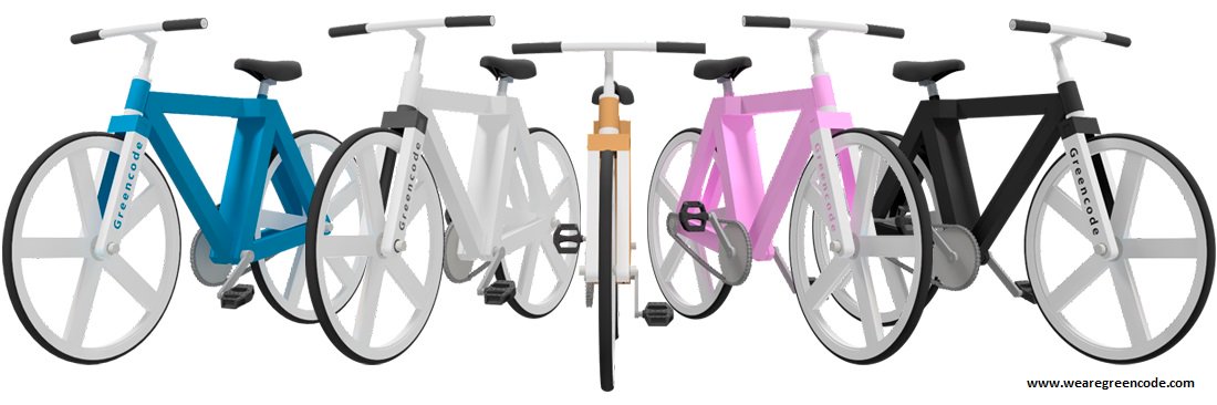 Acoplasticos's tweet image. Conozca la #UrbanGC1, una bicicleta hecha 100% de materiales reciclados goo.gl/DUIJxK @wearegreencode #UnidosPorElPlaneta