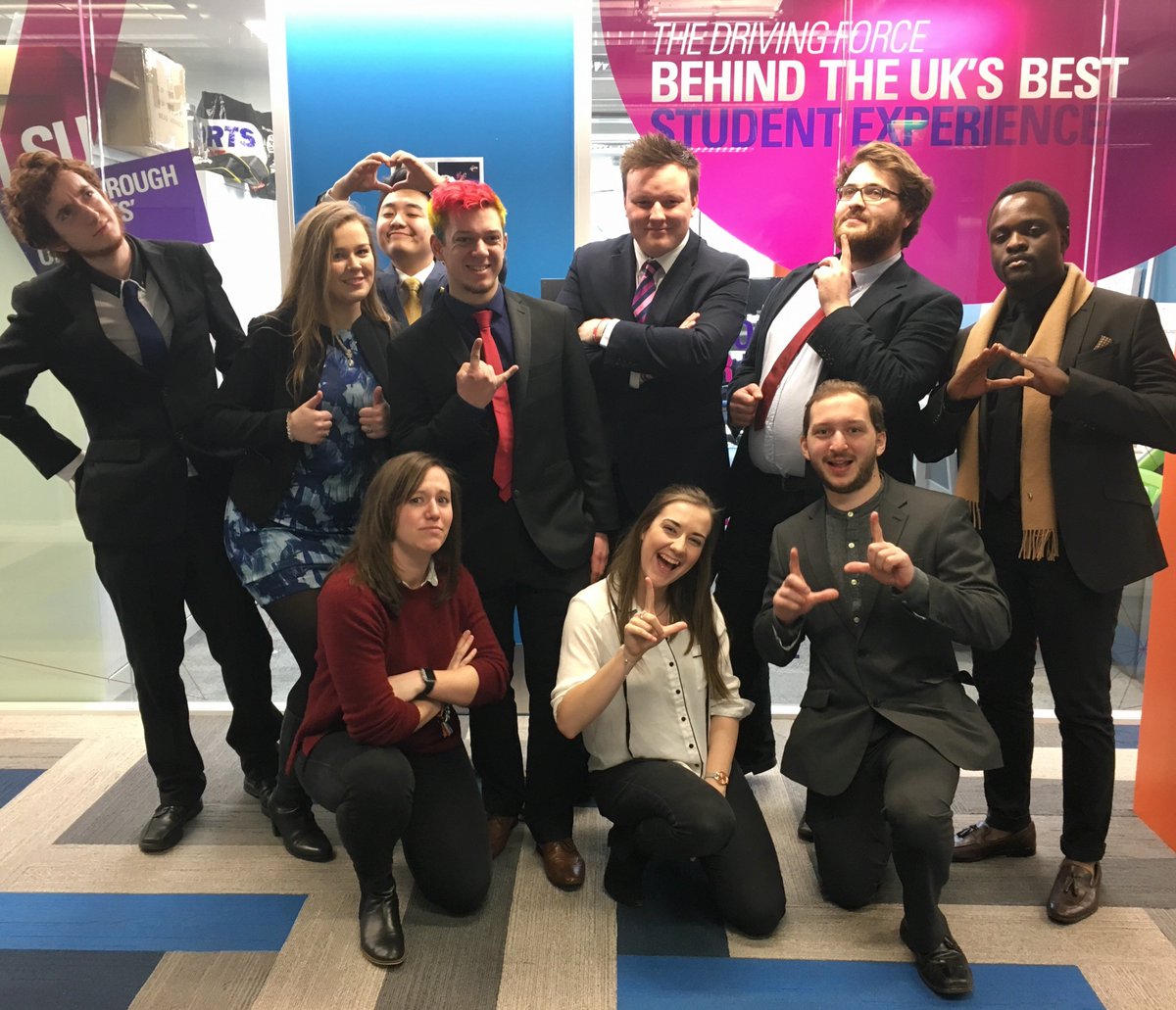 LSULondon's tweet photo. Candidates of #ExecElections 2017 ! Here are photos of them visiting London campus. #LSU #LSULondon #LboroLondonReps https://t.co/BegJOnIJth