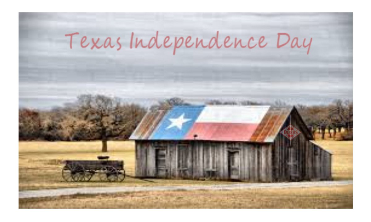 DobbsPumps's tweet photo. Today we celebrate #TexasIndependenceDay.  We are proud to be founded and headquartered in the Great State of Texas. #DobbsPumps https://t.co/Az6nD1xDro