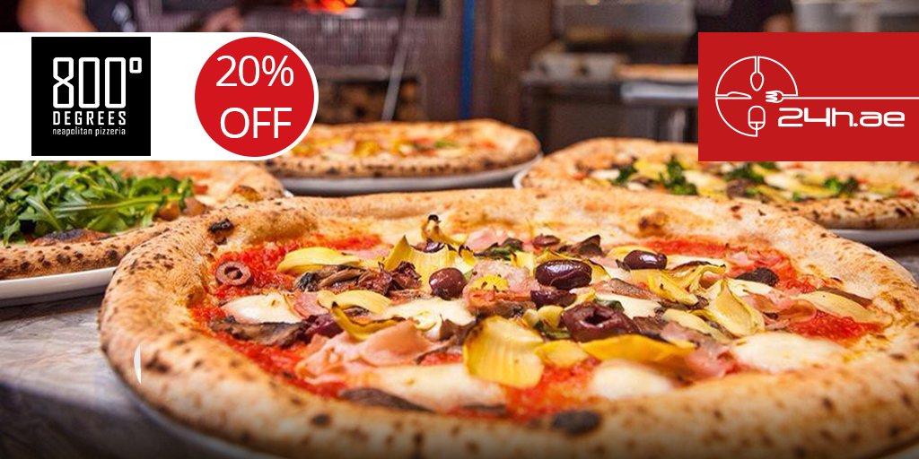 24hae's tweet photo. All the yummy pizzas you love are here! with 20% OFF from 800 Degrees! Order now: https://t.co/TngMNrYler https://t.co/wHOh4Ix9SO