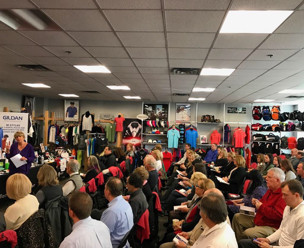 SandSCan's tweet image. Thanks everyone for attending our product knowledge session in Woodbridge! #fullhouse #2017collection