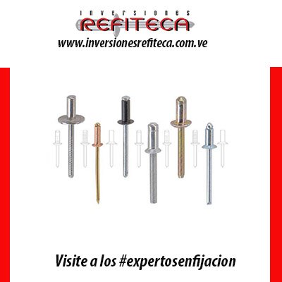 Refiteca's tweet image. Vendemos #remache #anclajes #tornillos al mayor y detal, remachadoras neumáticas y manuales #inversionesrefiteca.