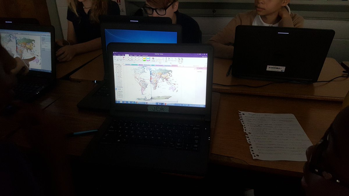 Learning about the importance of trading and Globalization! #Globalday <a href="/NewBridgeBears/">New Bridge Middle</a>