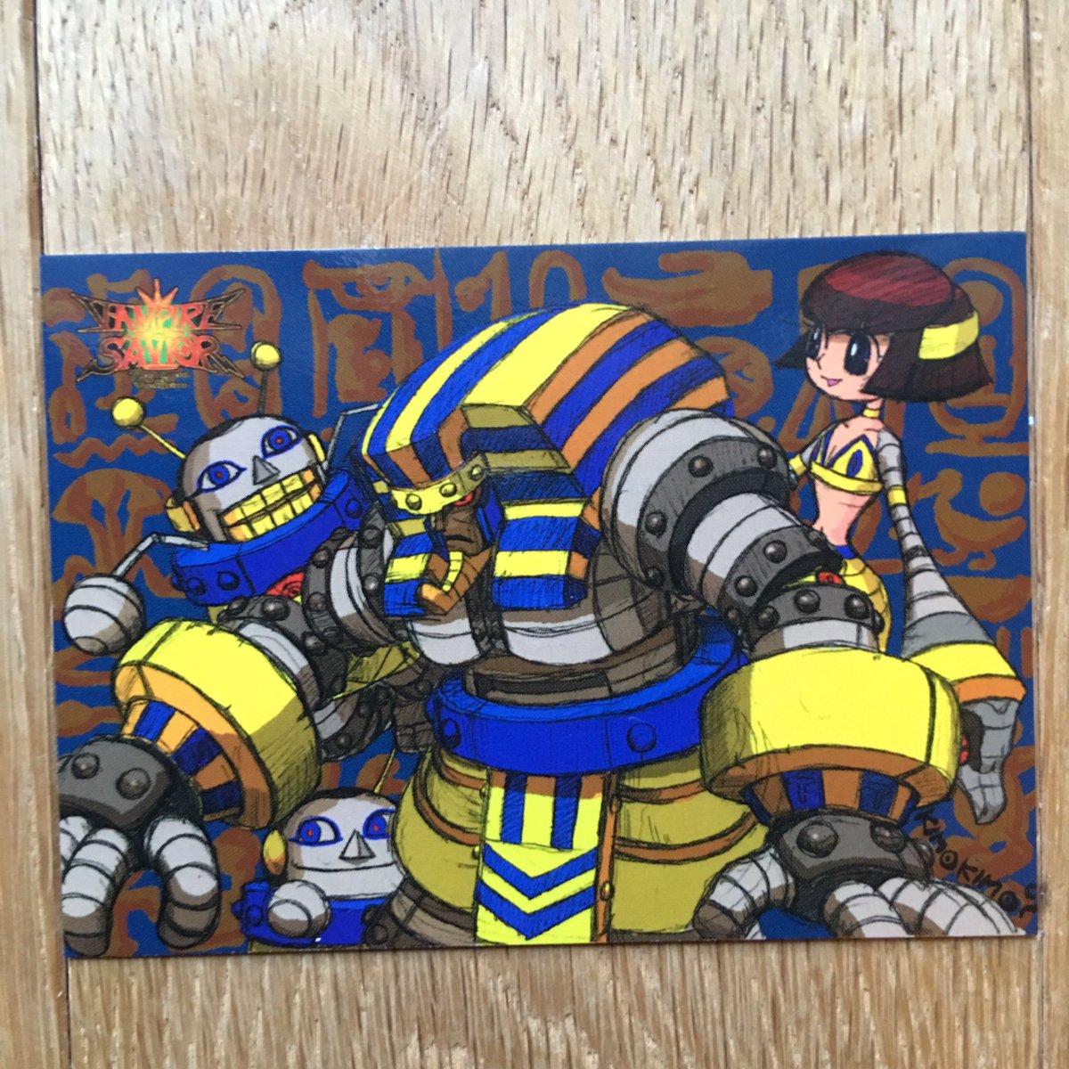 ヴァンパイアセイヴァーキャラクターマニュアルの初回版に付いてくる 